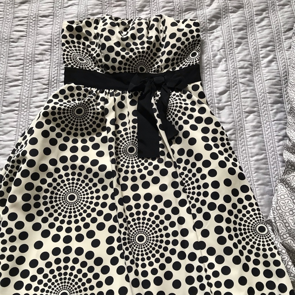 The limited strapless dress